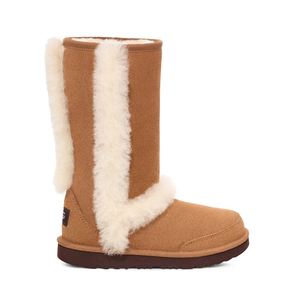 UGG Girl's Sunburst Tall Chestnut