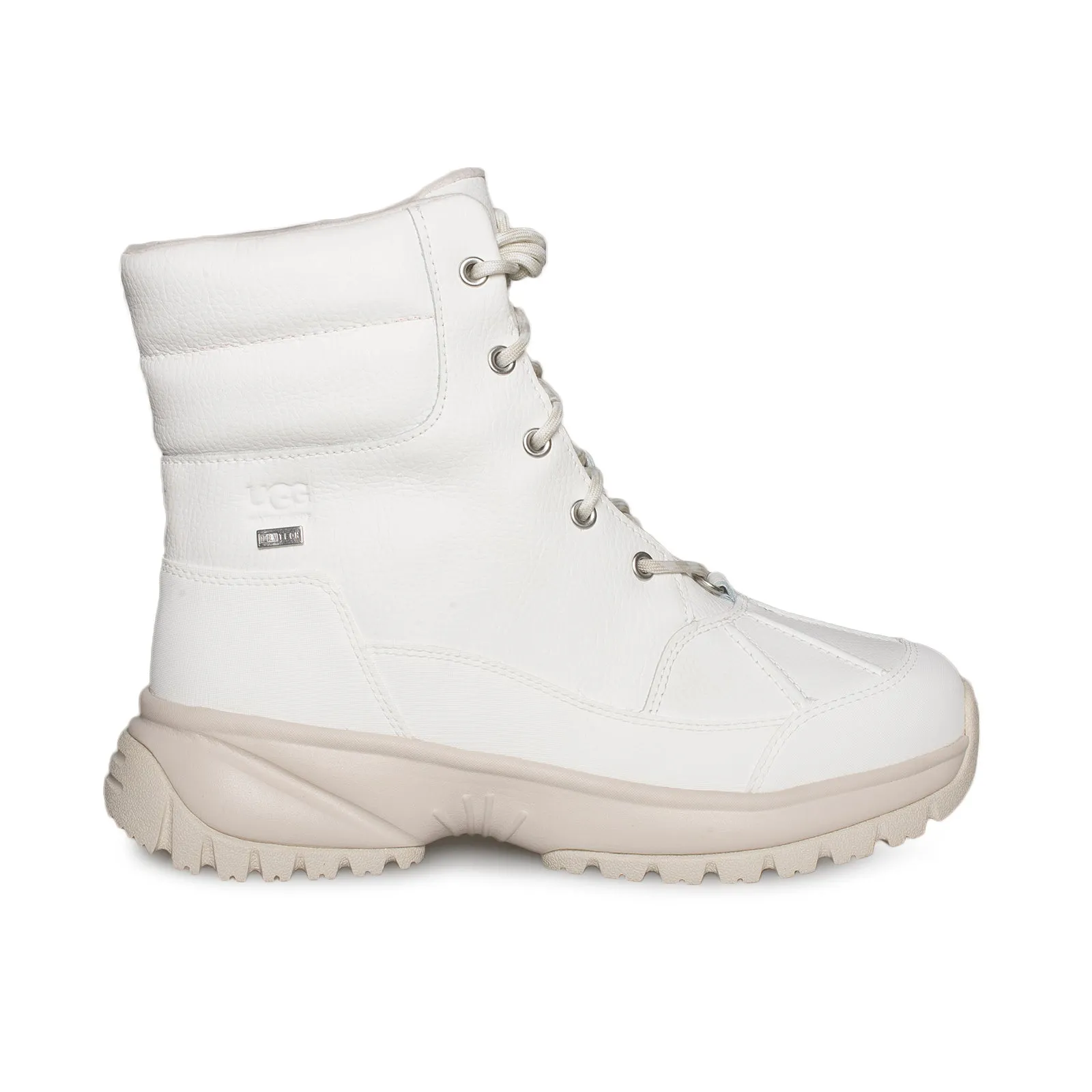 UGG Yose White Boots - Women's