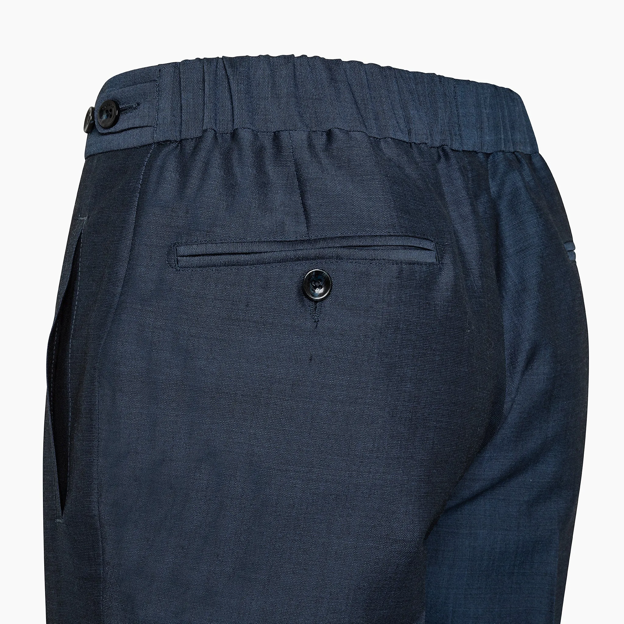 Vince easy pant with drawstring in wool and Royal Mohair wool