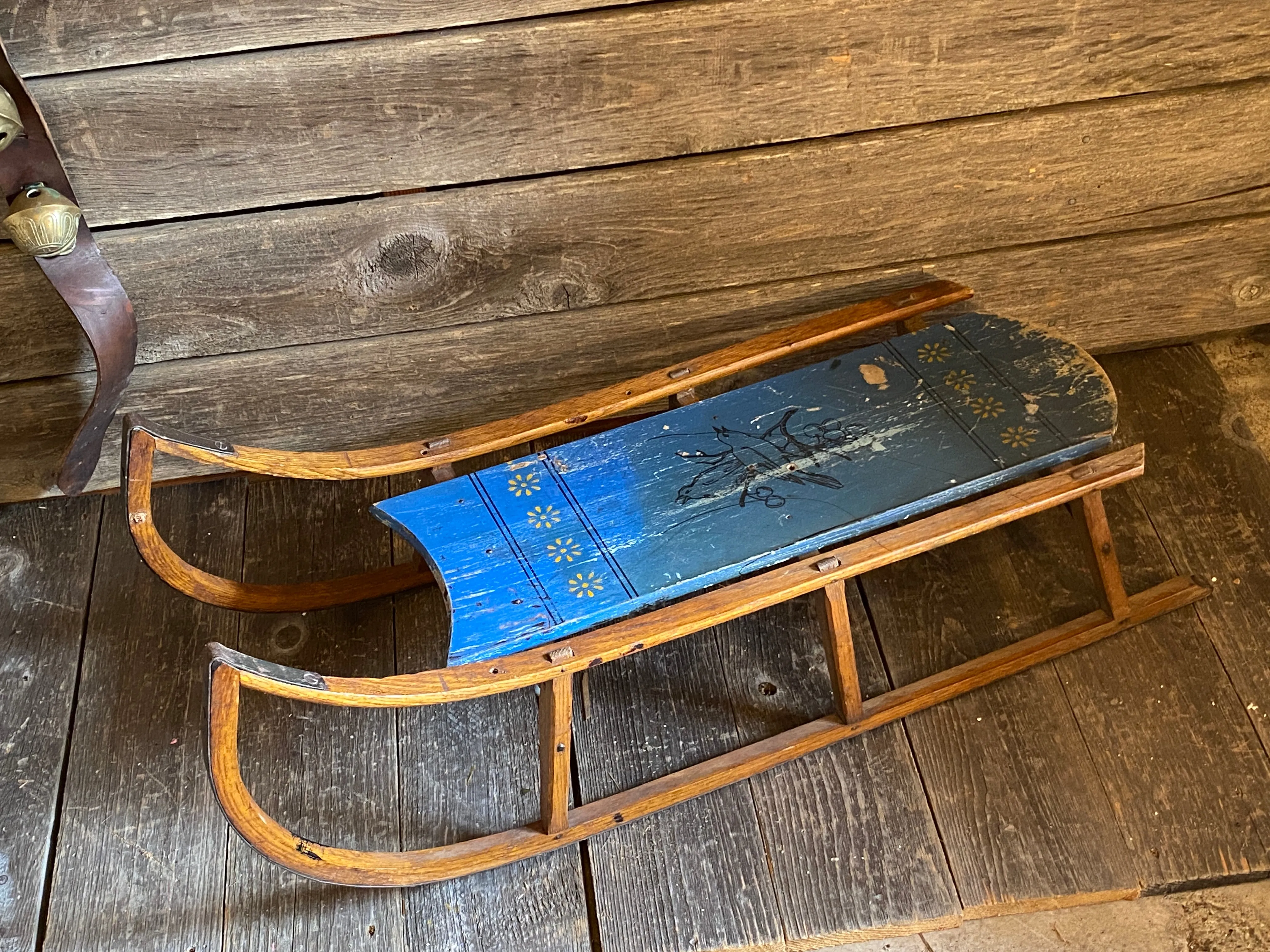 Vintage Child's Sled - Paris Mfg