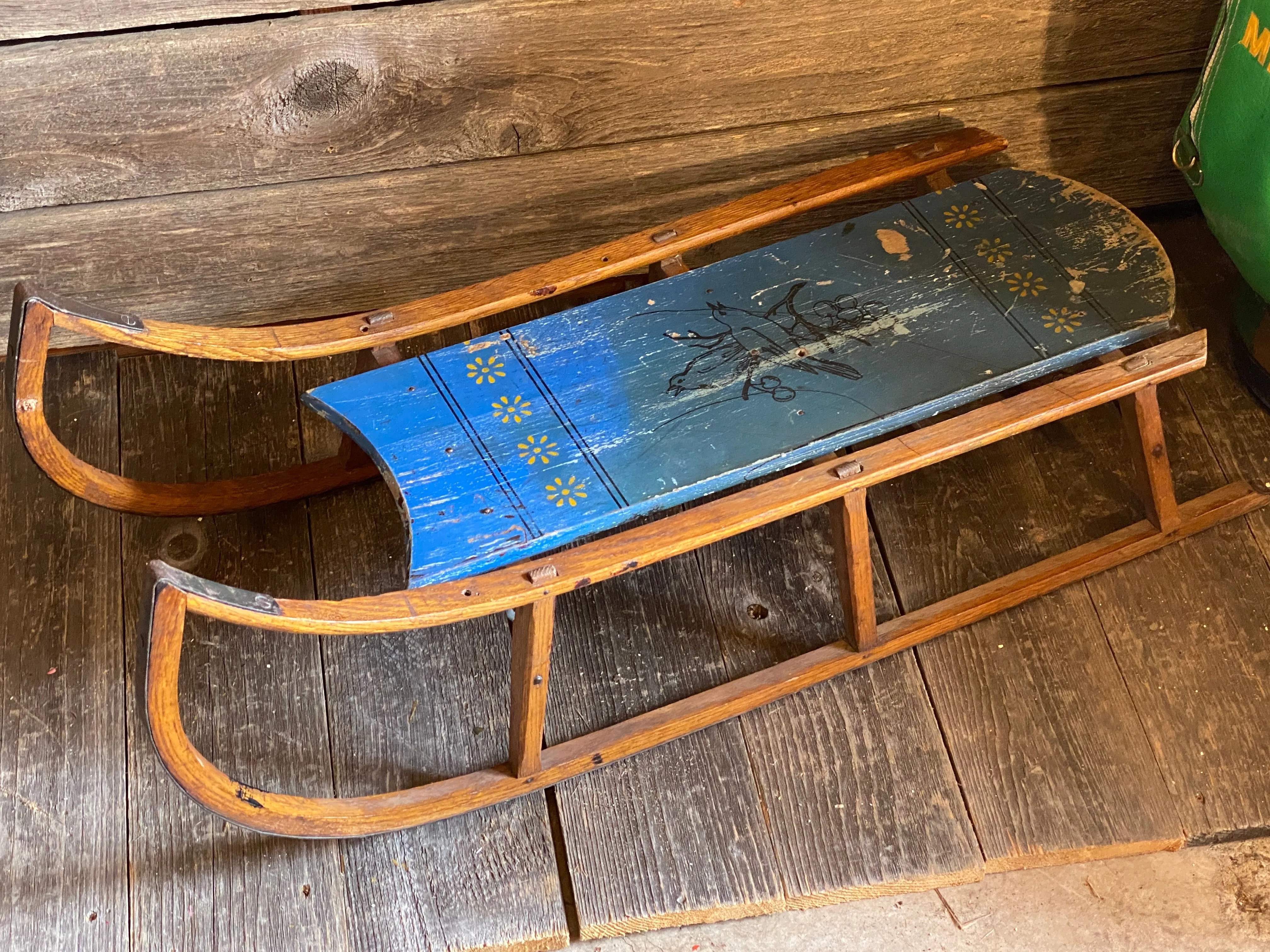 Vintage Child's Sled - Paris Mfg