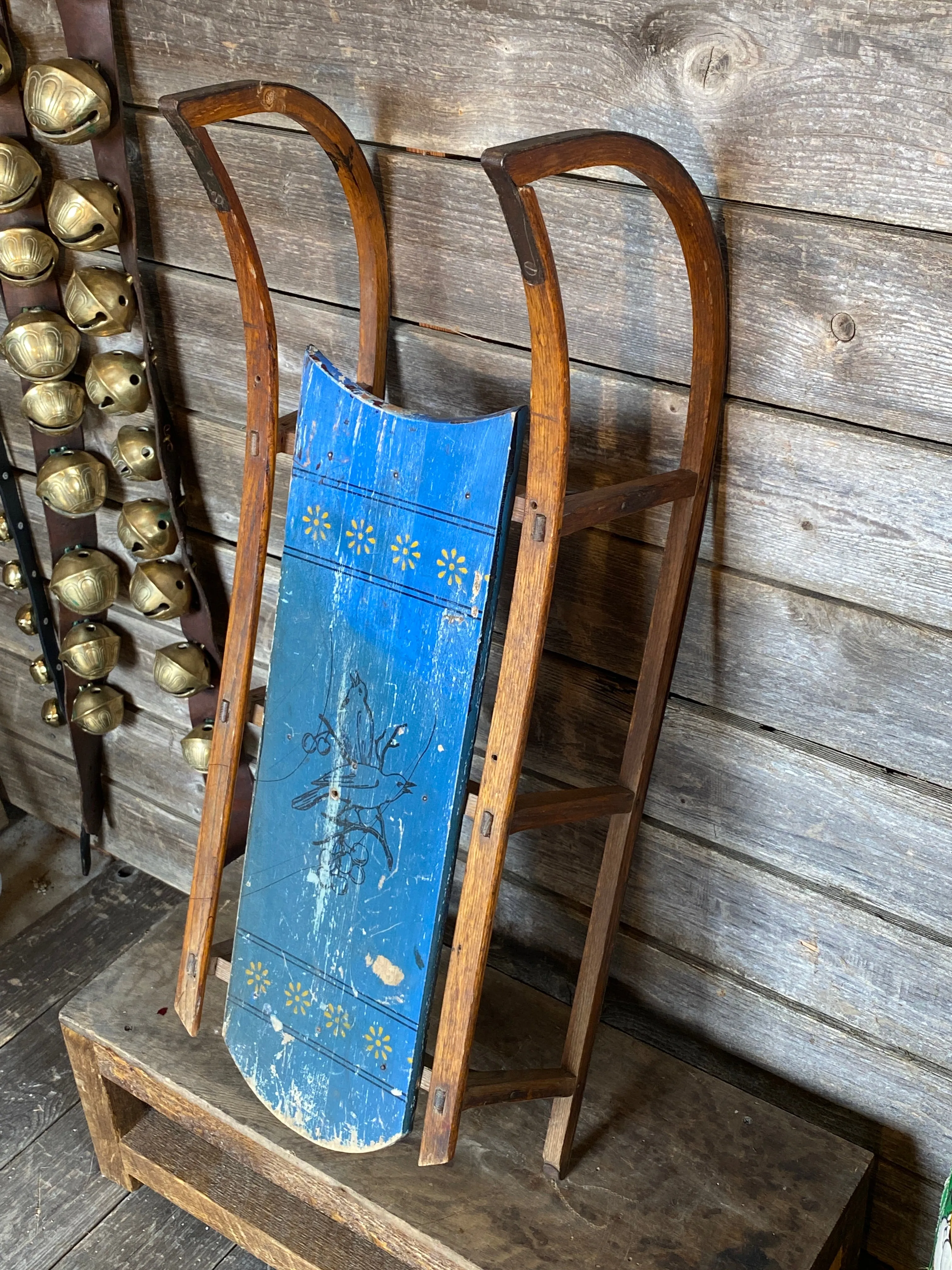 Vintage Child's Sled - Paris Mfg