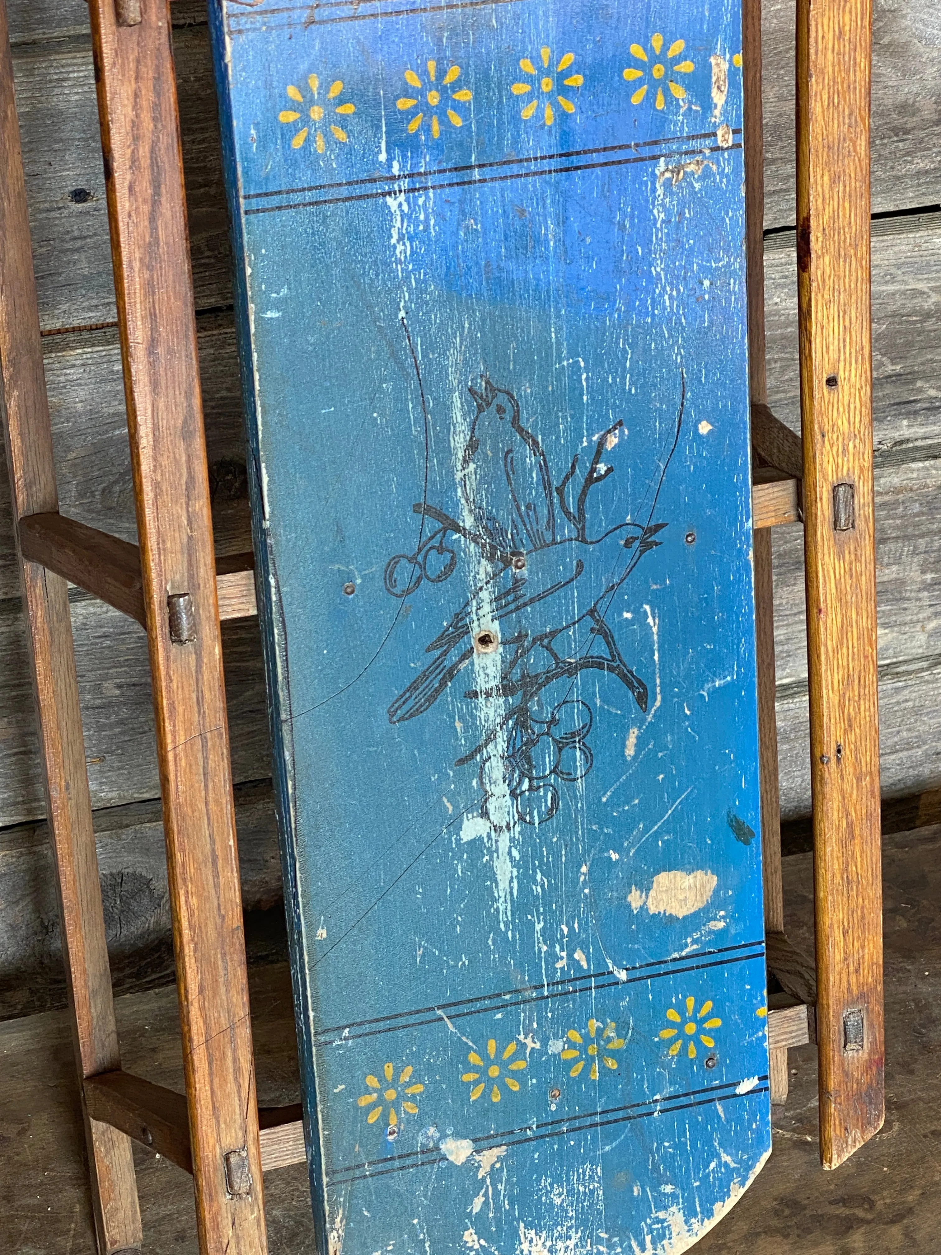 Vintage Child's Sled - Paris Mfg