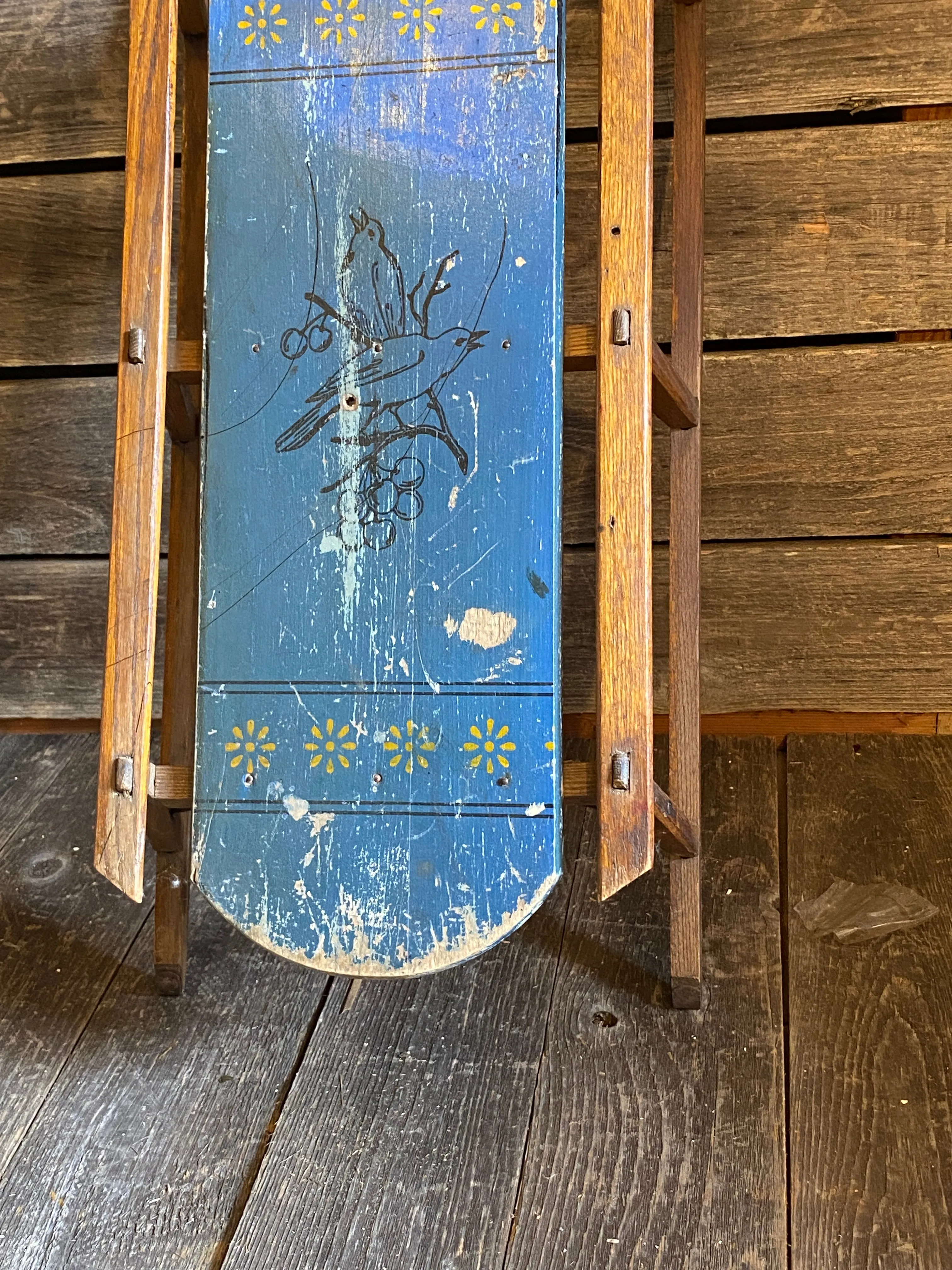 Vintage Child's Sled - Paris Mfg