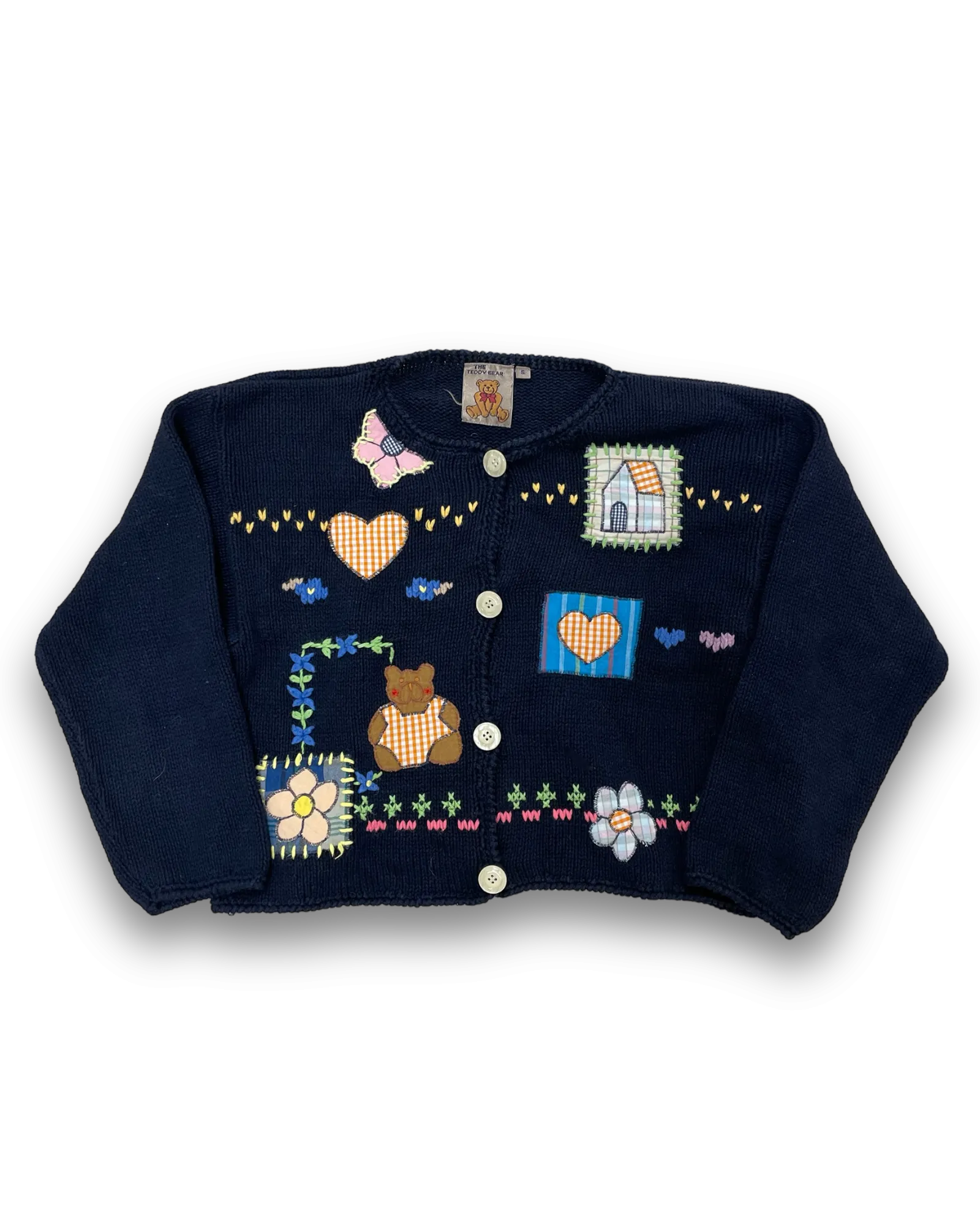 Vintage Teddy Bear Jumper S