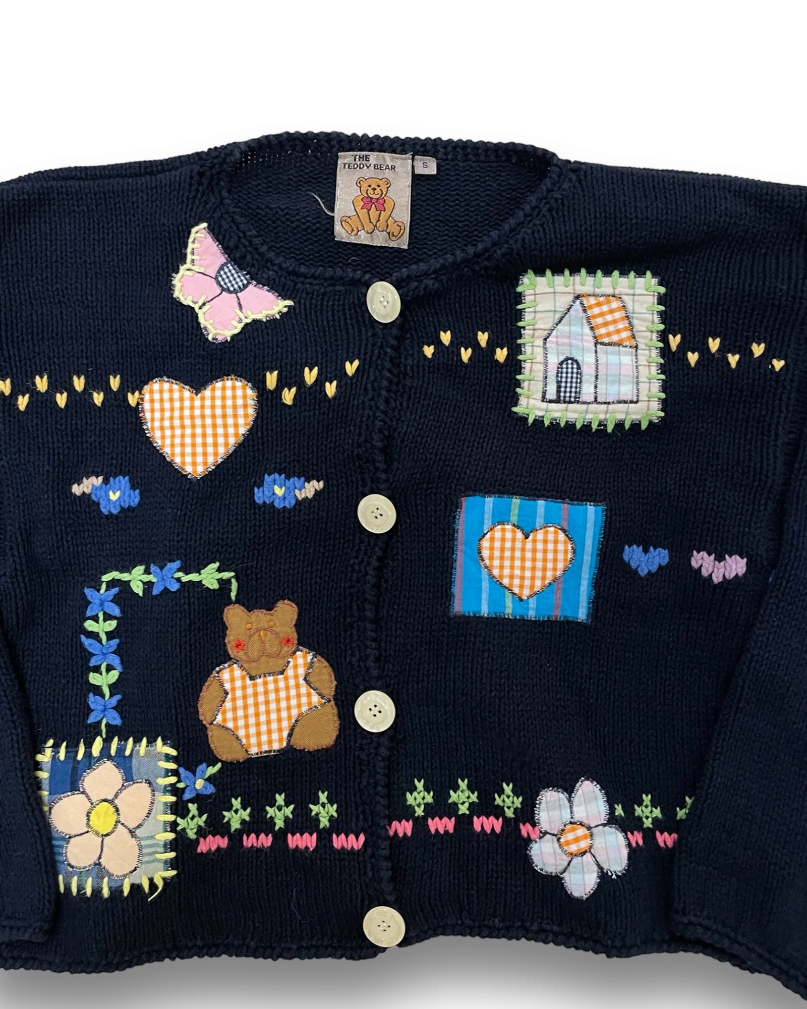 Vintage Teddy Bear Jumper S