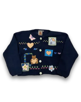 Vintage Teddy Bear Jumper S