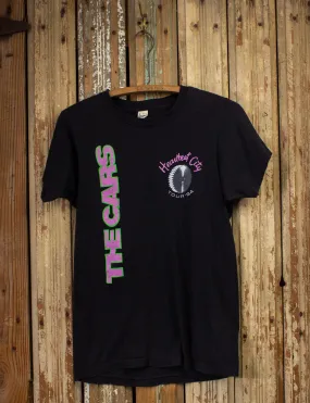 Vintage The Cars Heartbeat City Concert T Shirt 1984 Black Small