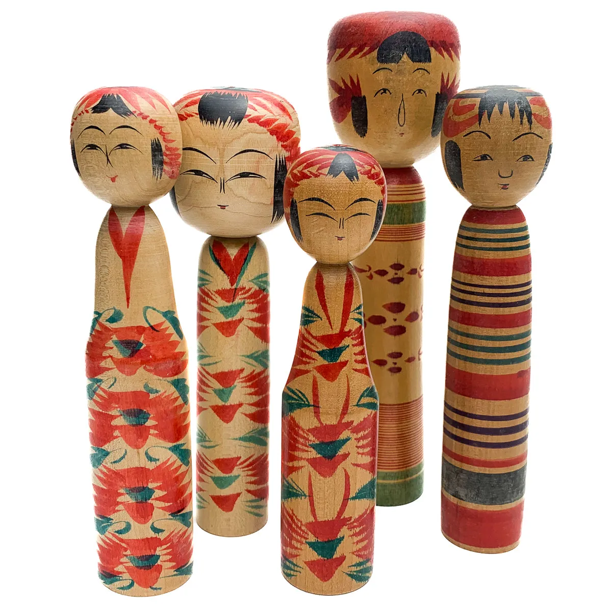 Vintage Wooden Kokeshi Doll, Japan #492