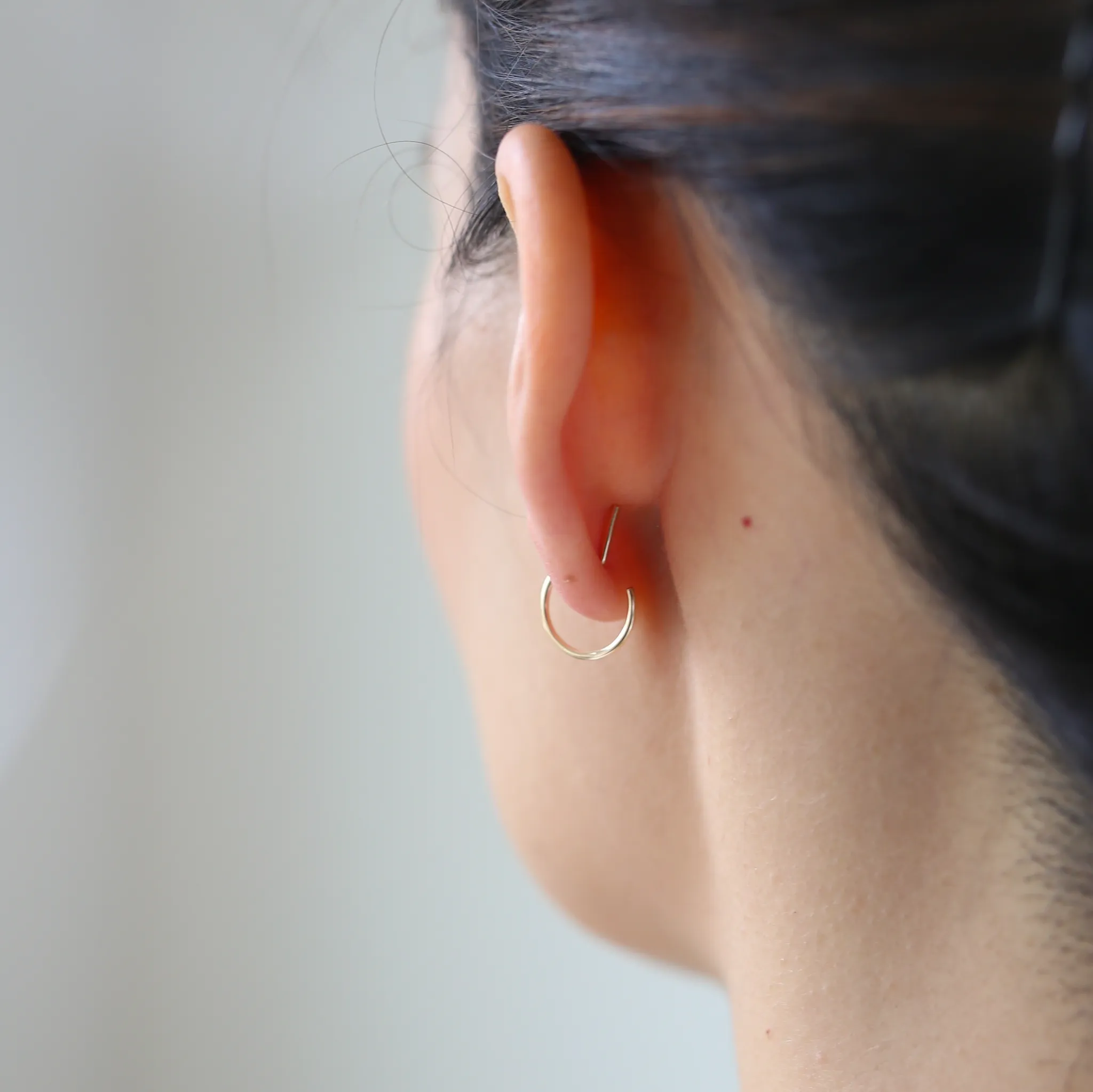 Weightless Huggie Earrings