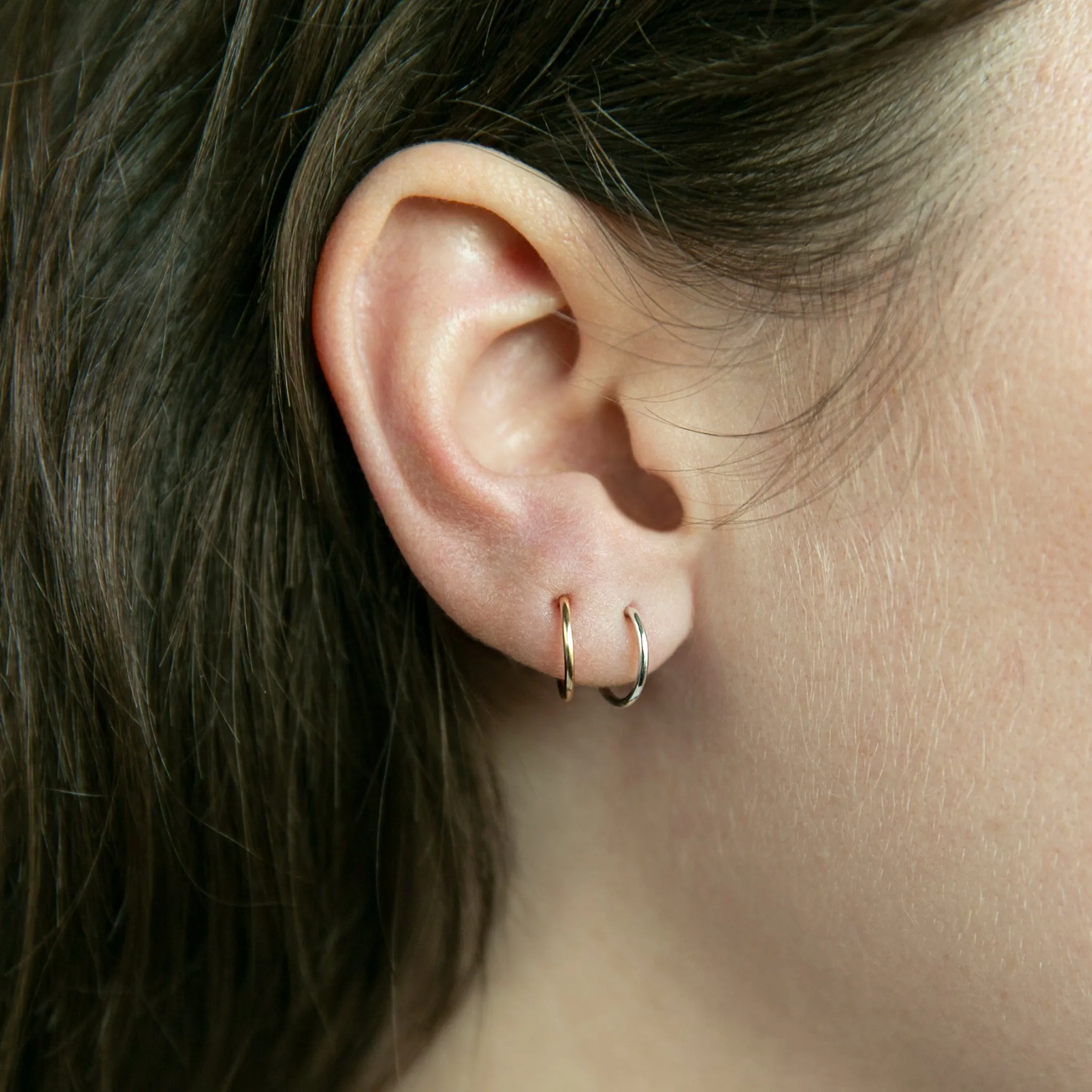 Weightless Huggie Earrings