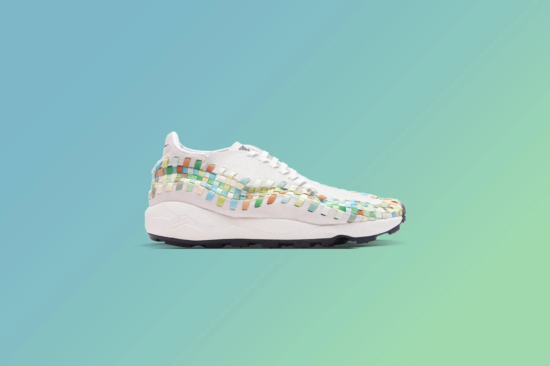 Women's Air Footscape Woven - Summit White/Black/Multi-Color