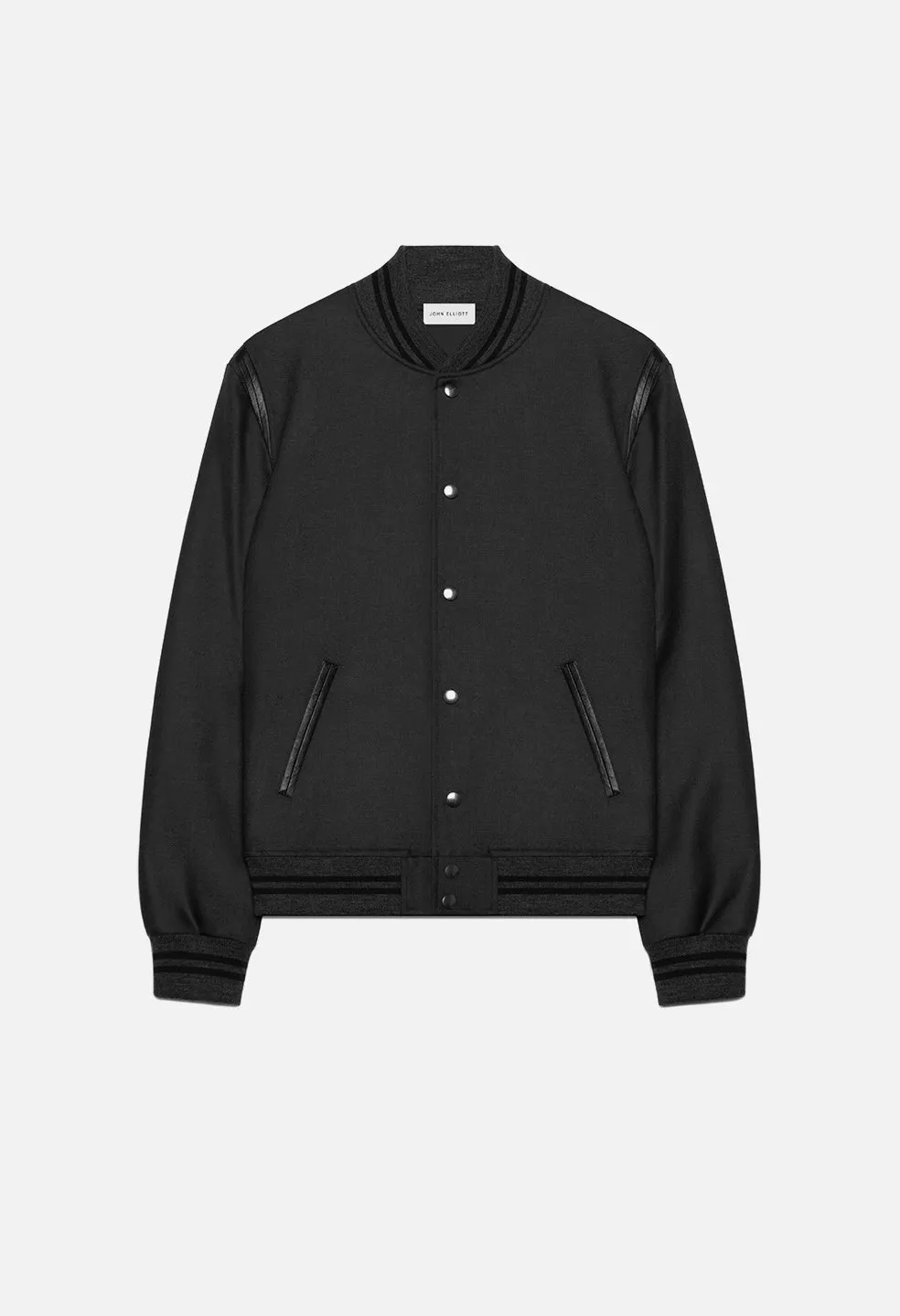 Wool Stadium Jacket / Slate